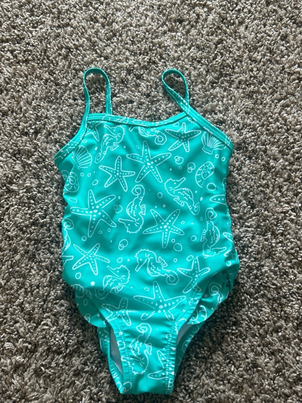 wonder nation Teal Sea Life One-Piece Swimsuit